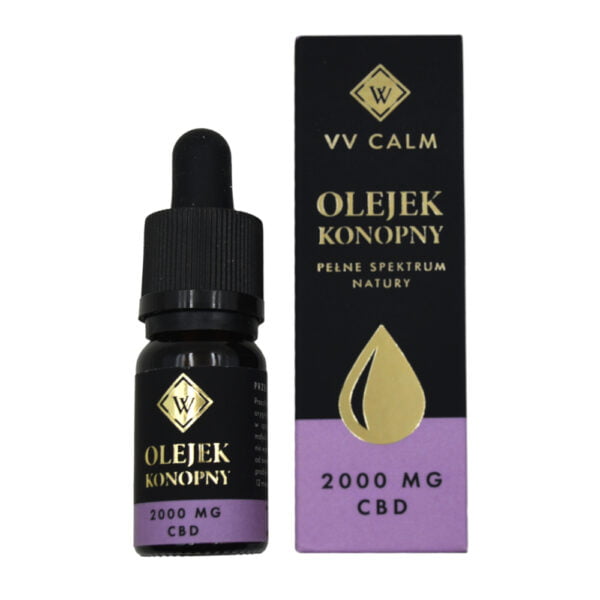 Olej konopny VV Calm 20% CBD 2000 mg 10 ml